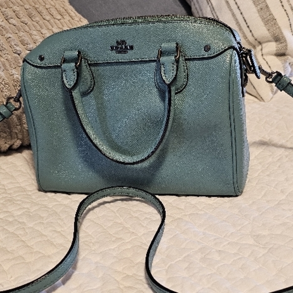 Coach Blue Satchel